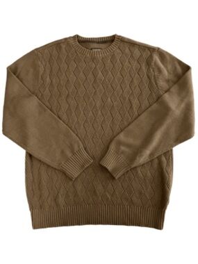 St. John's Bay Men's Crewneck Sweater in Brown